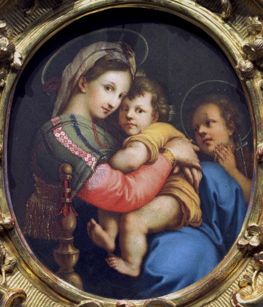 Mengs after Raphael, Madonna della Sedia van (Raffael) Raffaello Santi