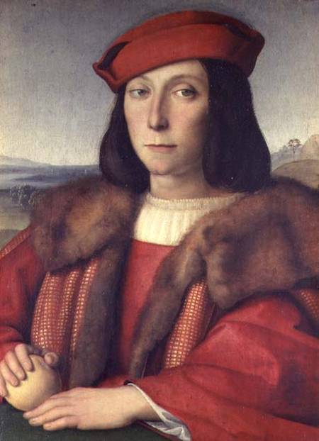 Portrait of Francesco della Rovere, Duke of Urbino van (Raffael) Raffaello Santi