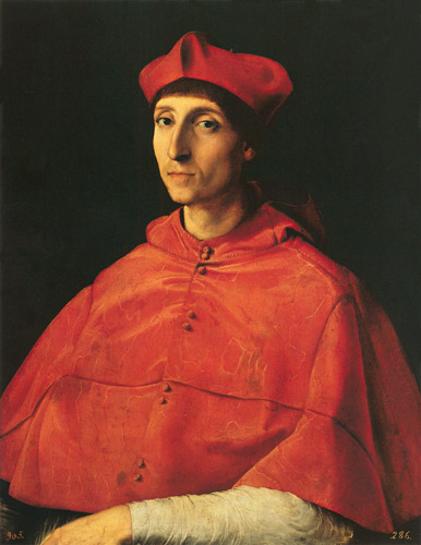 Portrait of a Cardinal van (Raffael) Raffaello Santi
