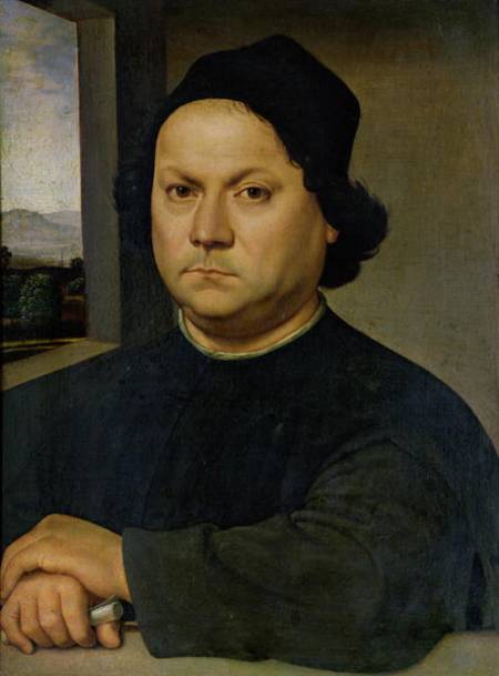 Portrait of Perugino van (Raffael) Raffaello Santi