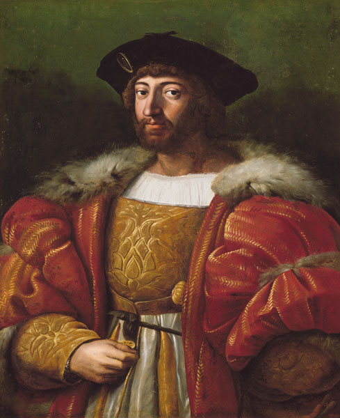 Bildnis des Lorenzo de` Medici van (Raffael) Raffaello Santi