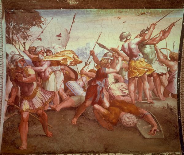 Raphael / David and Goliath / c.1515 van (Raffael) Raffaello Santi