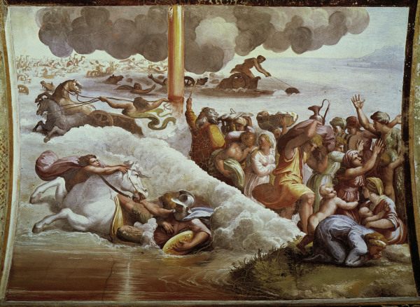 Raphael / Israelites and the Red Sea van (Raffael) Raffaello Santi