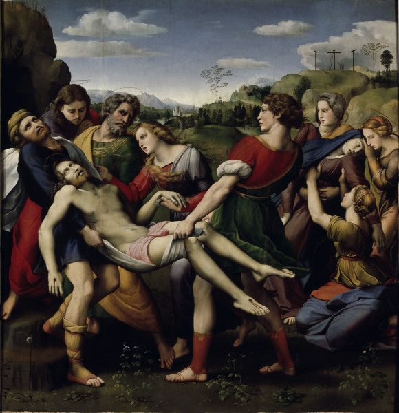 Raphael / The Entombment of Christ van (Raffael) Raffaello Santi