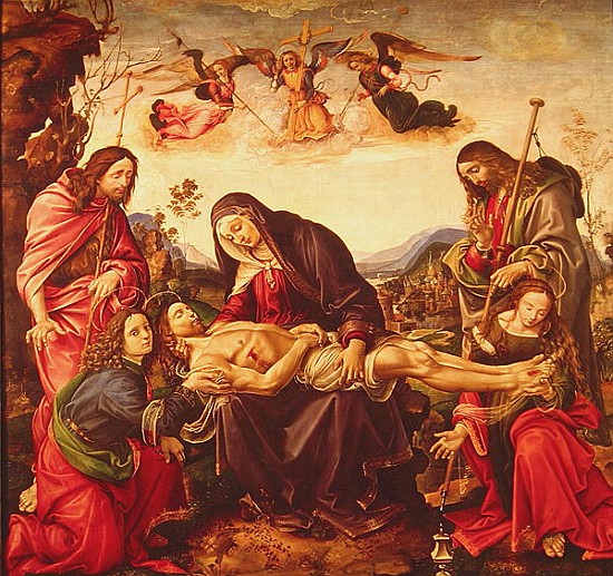 The Lamentation of Christ van (Raffaelo del Garbo) Capponi