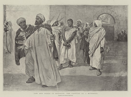Law and Order in Morocco, the Capture of a Mutineer van Ralph Peacock