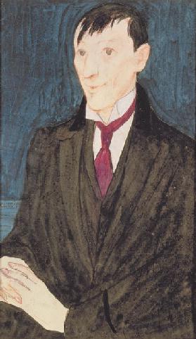 Portrait of J.D. Innes (1887-1914) (mixed media)
