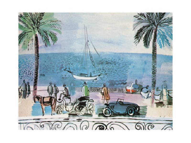Promenade a Nice - (RDU-329) van Raoul Dufy