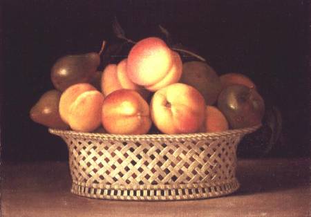 Bowl of Peaches van Raphaelle Peale