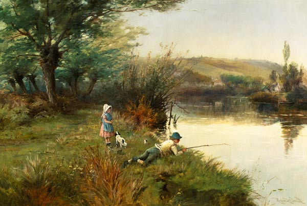 The Young Anglers van Reginald Smith