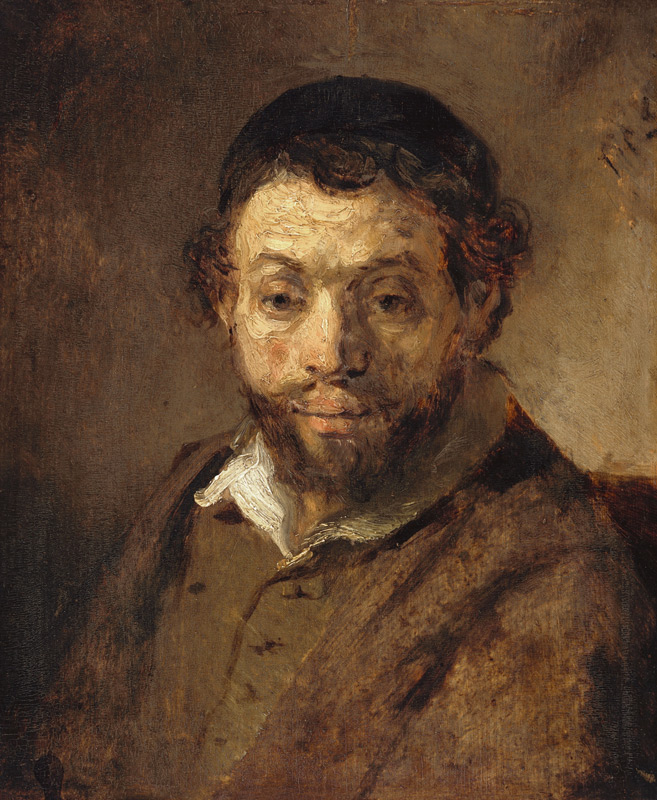 Portrait of a Young Jew van Rembrandt van Rijn