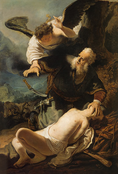 Het offer van Isaac van Rembrandt van Rijn