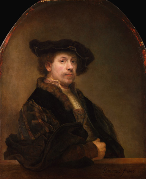Rembrandt / Self-Portrait / London van Rembrandt van Rijn
