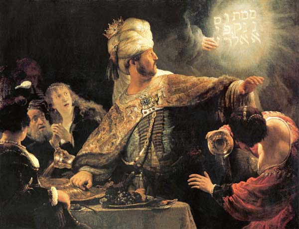 Belsazar's feest, van Rembrandt van Rijn