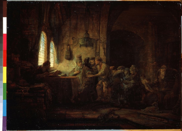 The Parable of the Labourers in the Vineyard van Rembrandt van Rijn