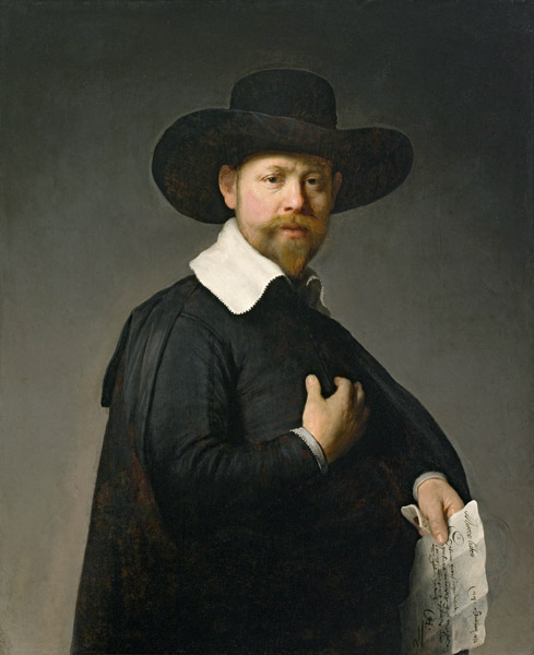 Portret  Marten Looten van Rembrandt van Rijn