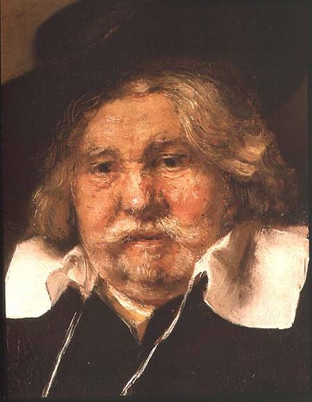 Detail of a Portrait of an old man van Rembrandt van Rijn