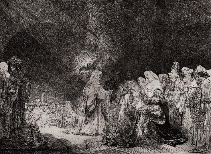The Presentation of Jesus at the Temple van Rembrandt van Rijn