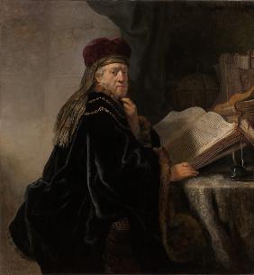 A Scholar Seated at a Desk (Scholar at his Study)