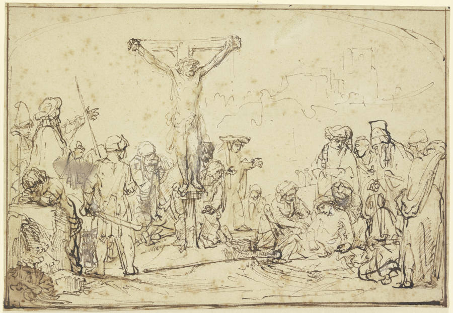 Kalvarienberg van Rembrandt van Rijn