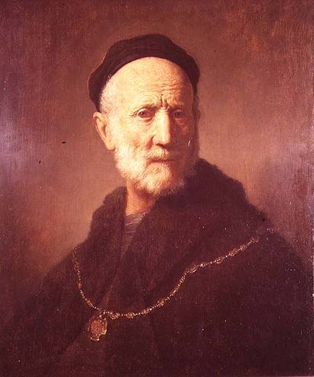 Portrait of Rembrandt's Father van Rembrandt van Rijn