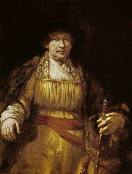 Rembrandt, Selbstbildnis 1658 van Rembrandt van Rijn