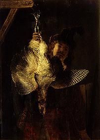 Der Rohrdommeljäger van Rembrandt van Rijn