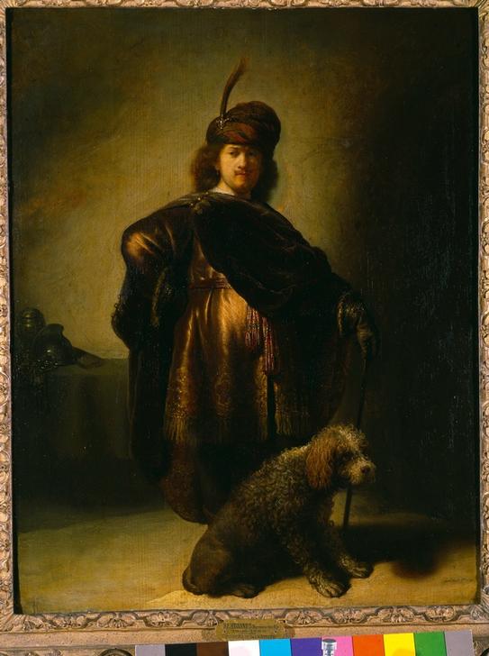 Self-Portrait in Oriental Costume van Rembrandt van Rijn