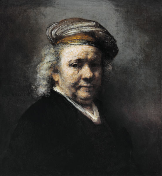 Selbstbildnis V van Rembrandt van Rijn