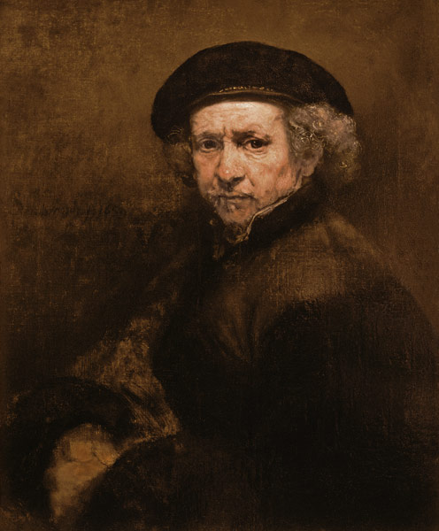 Zelfportret  van Rembrandt van Rijn