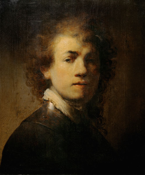 Rembrandt / Self-portrait with Gorget van Rembrandt van Rijn