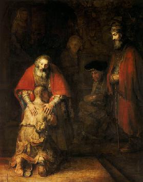 Terugkeer van de verloren zoon - - Rembrandt van Rijn