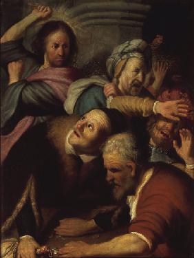 Jesus and the Money-changers / Rembrandt
