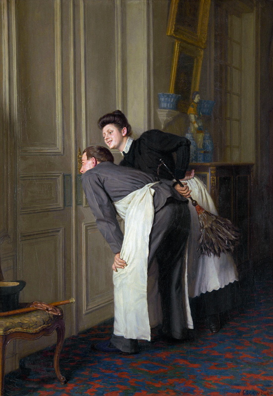 Madame Recoit, 1908 (oil on canvas) van Rémy Cogghe