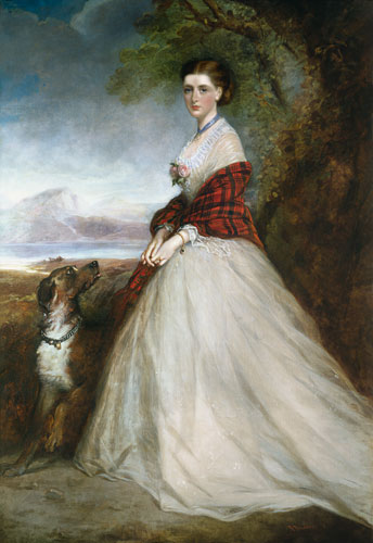 Portrait of Gertrude, Countess of Dunmore van Richard Buckner