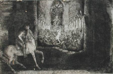 Scene from Tam O'Shanter by Robert Burns (1759-96) van Richard Cockle Lucas
