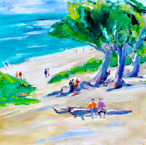 Cypress Tree and Beach, Carmel van Richard Fox