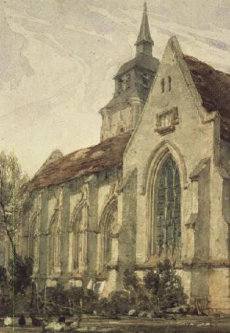 The Church of S. Gilles, Abbeville van Richard Parkes Bonington