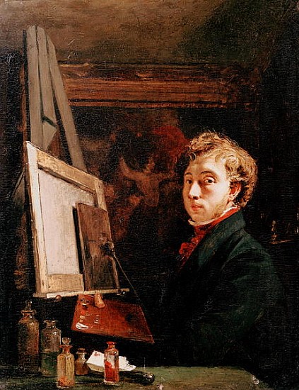 Self Portrait van Richard Parkes Bonington