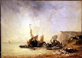Boats by the Normandy Shore