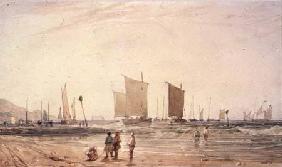 French Coast, with fishing Boats
