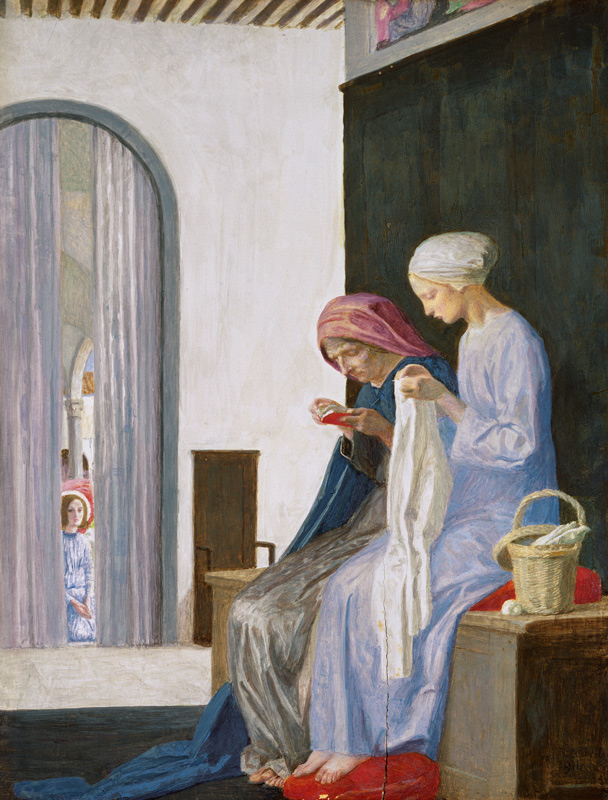 Mary in the House of Elizabeth van Robert Anning Bell