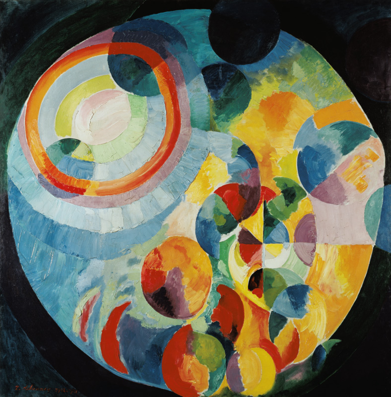 Formes circulaires, Soleil et Lune van Robert Delaunay