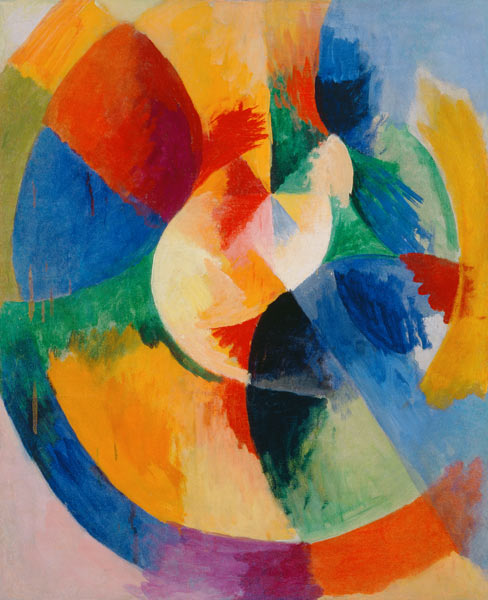 Kreisformen, Sonne (Formes circulaires, soleil) van Robert Delaunay