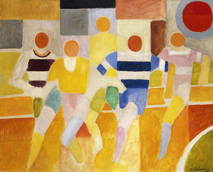 Die Läufer (Les Coureurs) van Robert Delaunay