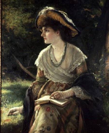 Woman Reading van Robert James Gordon