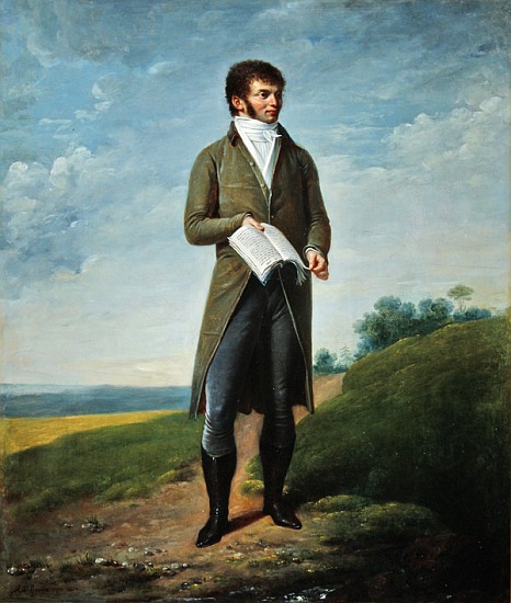 Portrait of a man van Robert Lefevre