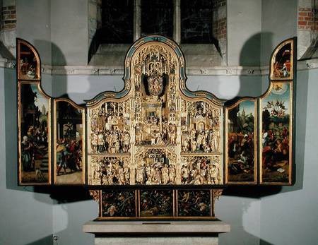Organ c.1540 (with doors open) van Robert Moreau