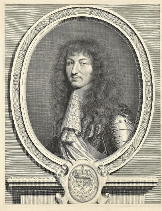 Louis XIV, King of France (1638-1715) van Robert Nanteuil
