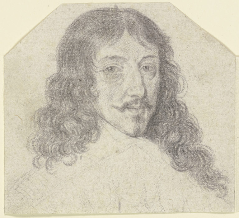 Porträt Ludwigs XIII., König von Frankreich van Robert Nanteuil